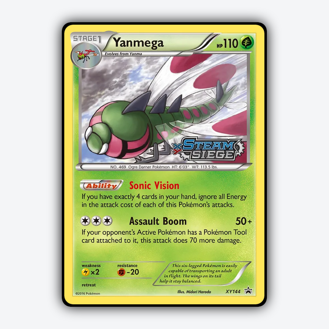 Yanmega #144 - XY Black Star Promos Set - Card Rug