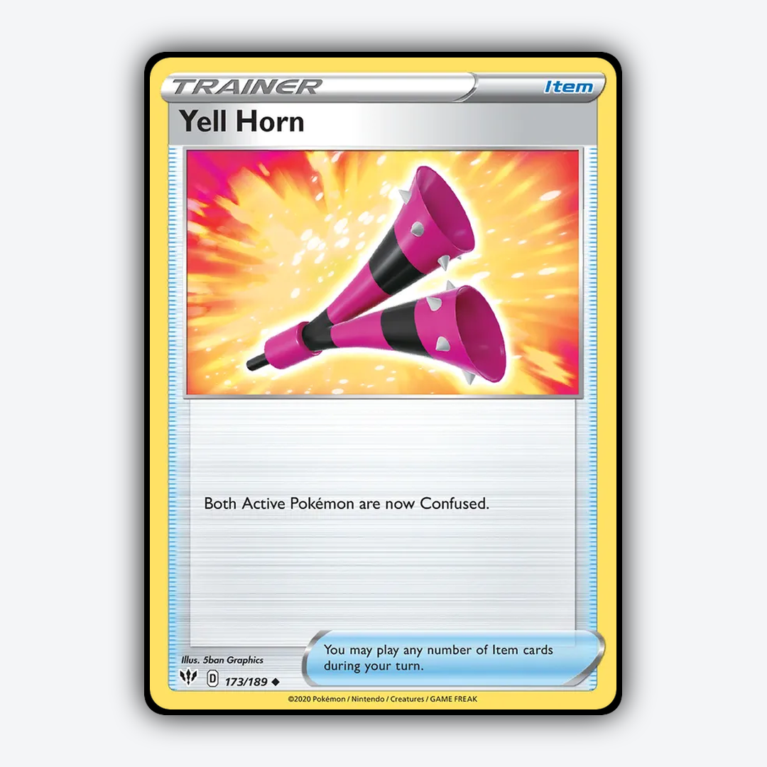 Yell Horn 173/189 - Darkness Ablaze Set - Card Rug