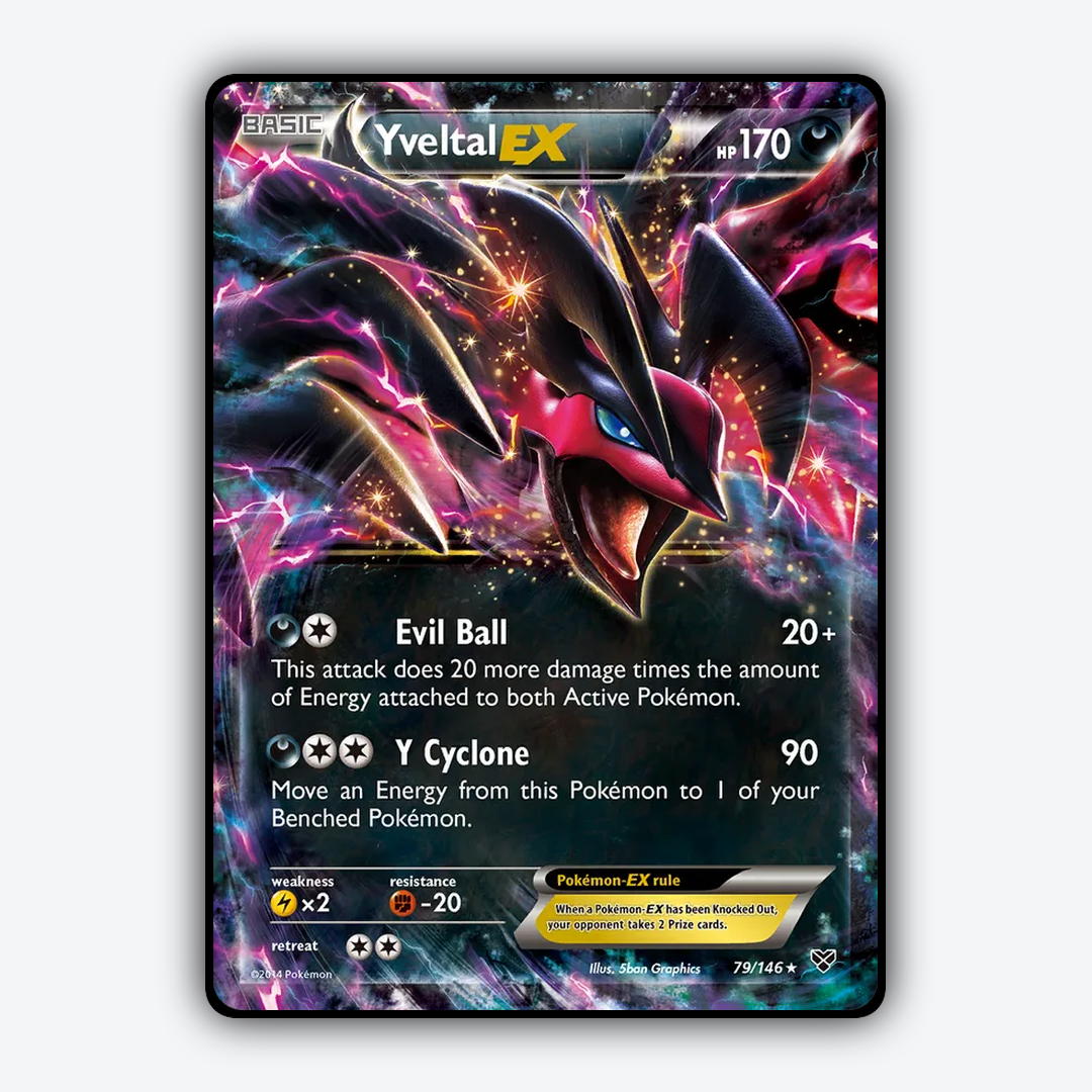 Yveltal-EX 079/146 - XY Set - Card Rug