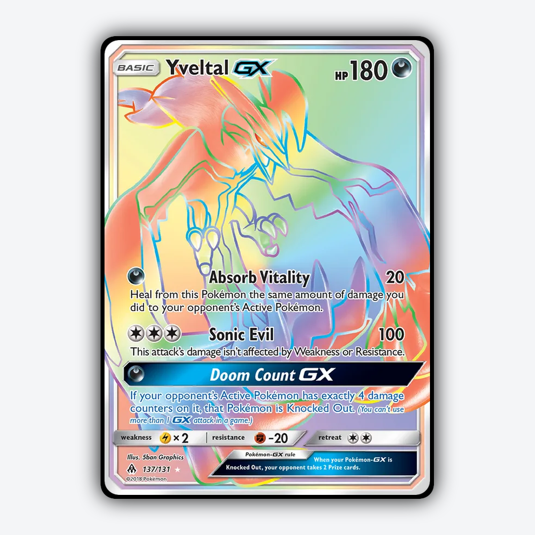Yveltal-GX 137/131 - Forbidden Light Set - Card Rug