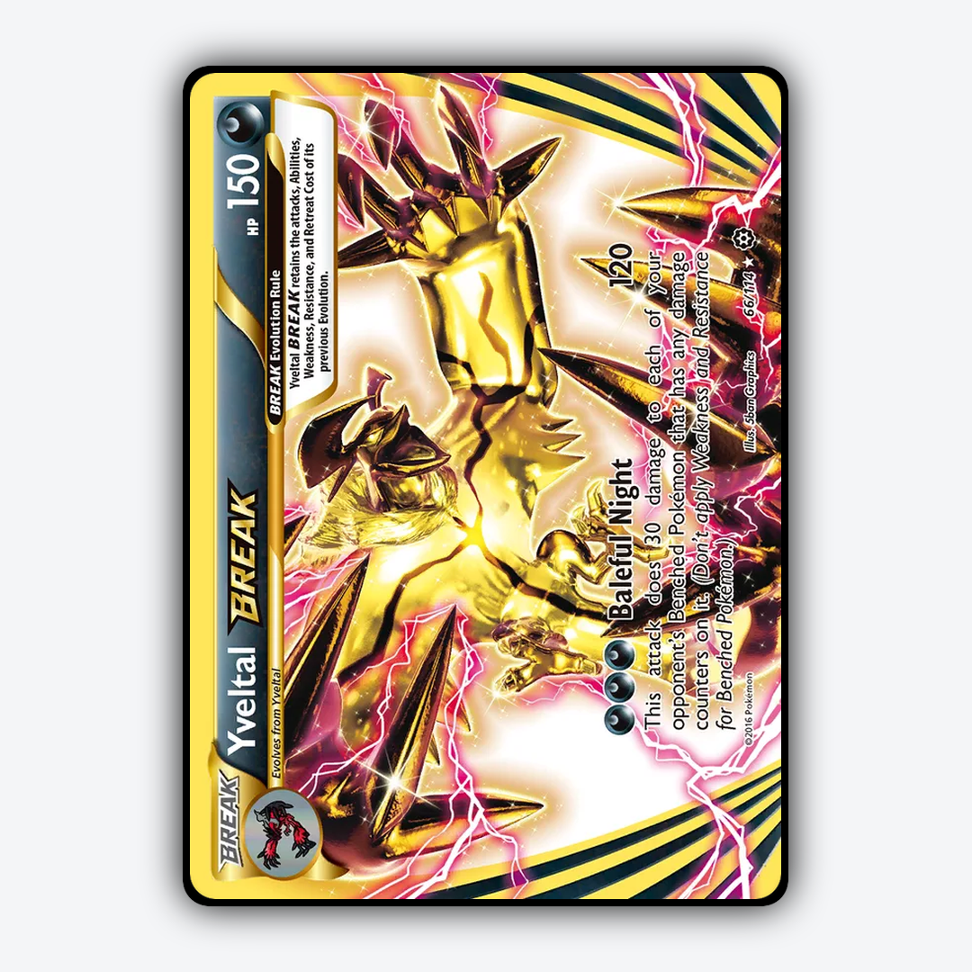 Yveltal BREAK 066/114 - Steam Siege Set - Card Rug