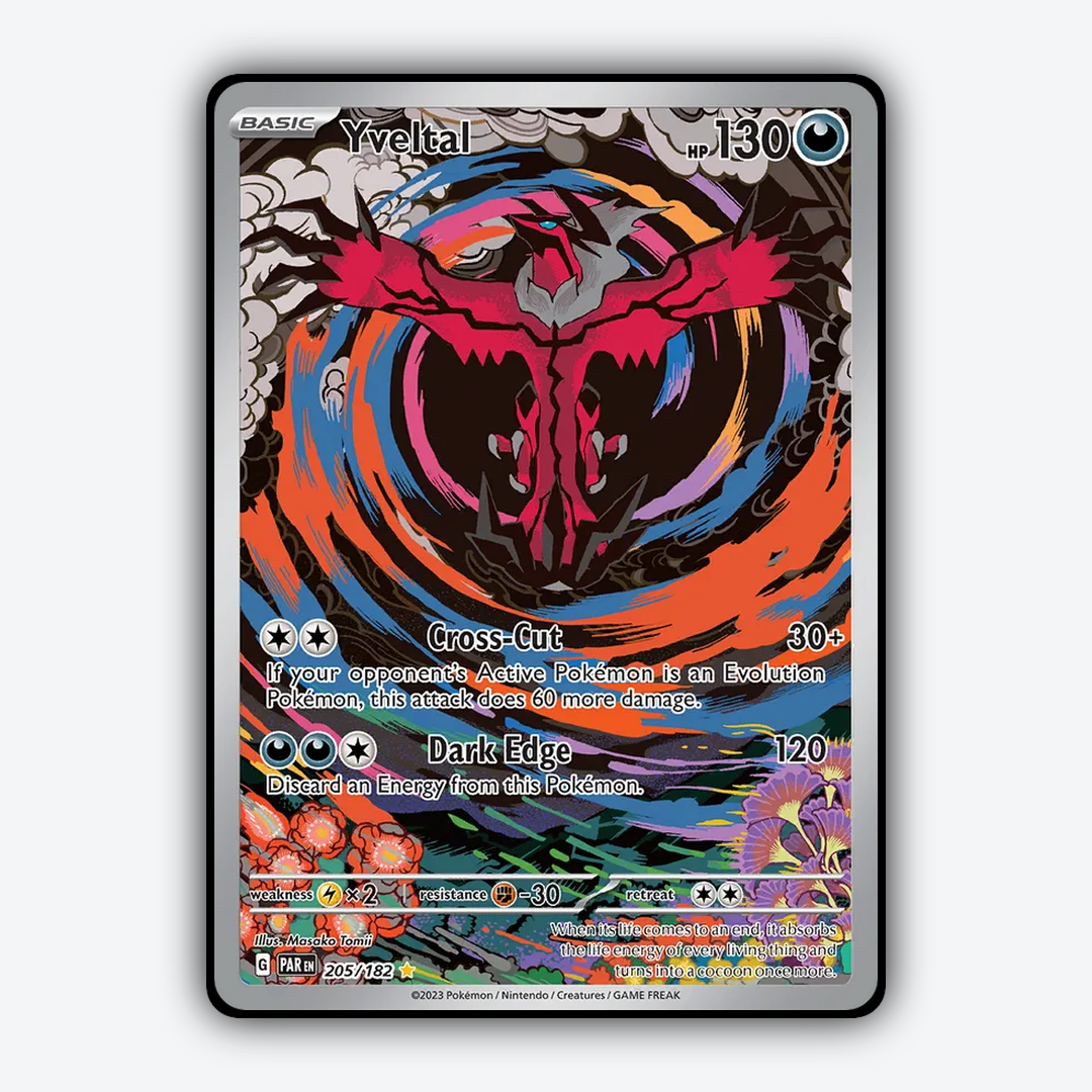Yveltal #205 - Paradox Rift Set - Card Rug