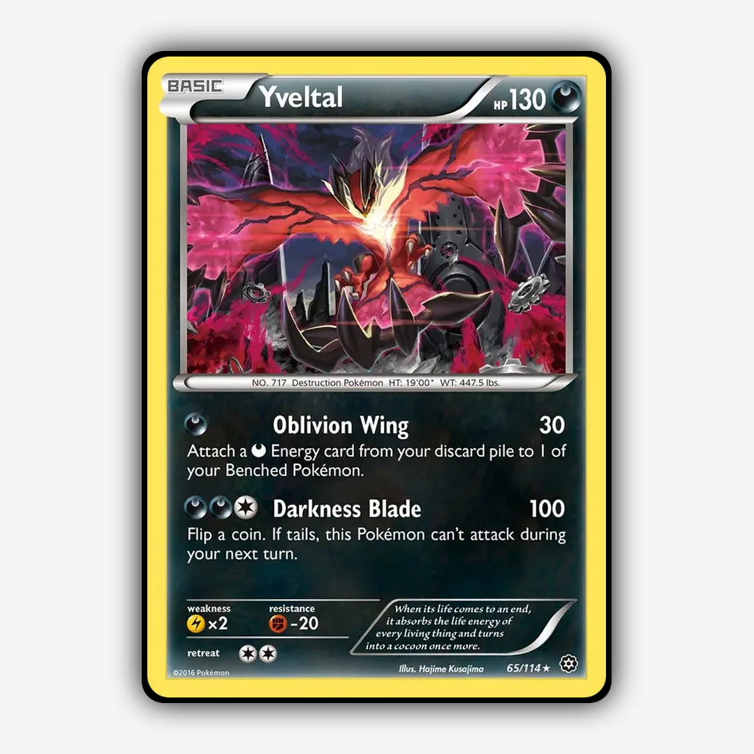 Yveltal 065/114 - Steam Siege Set - Card Rug