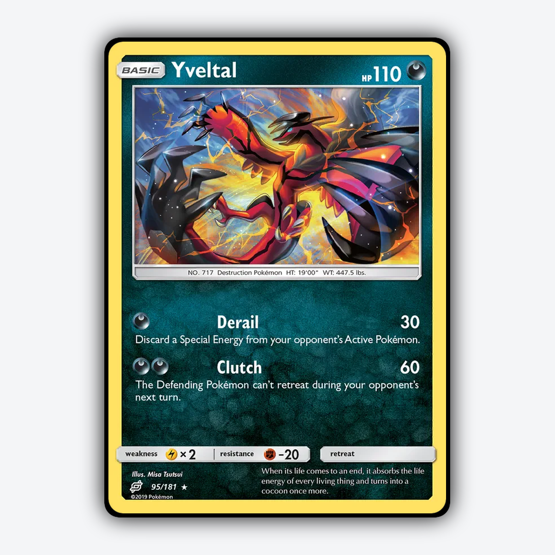 Yveltal 095/181 - Team Up Set - Card Rug