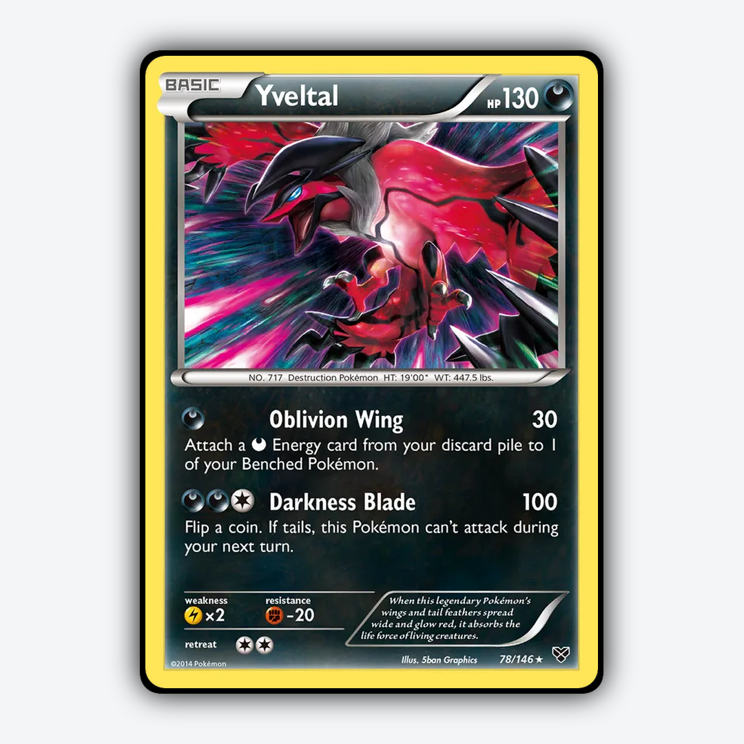Yveltal 078/146 - XY Set - Card Rug