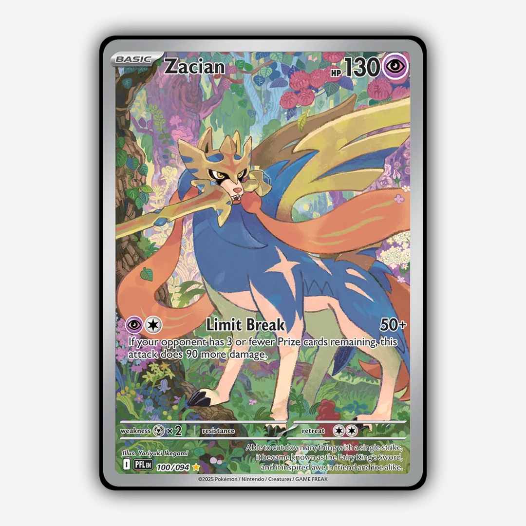 Zacian 100/094 - Phantasmal Flames Set - Card Rug