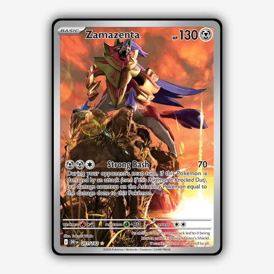 Zamazenta #201 - Destined Rivals Set - Card Rug