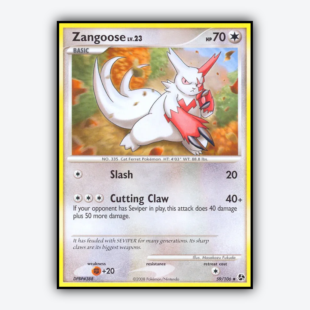 Zangoose 059/106 - Great Encounters Set - Card Rug