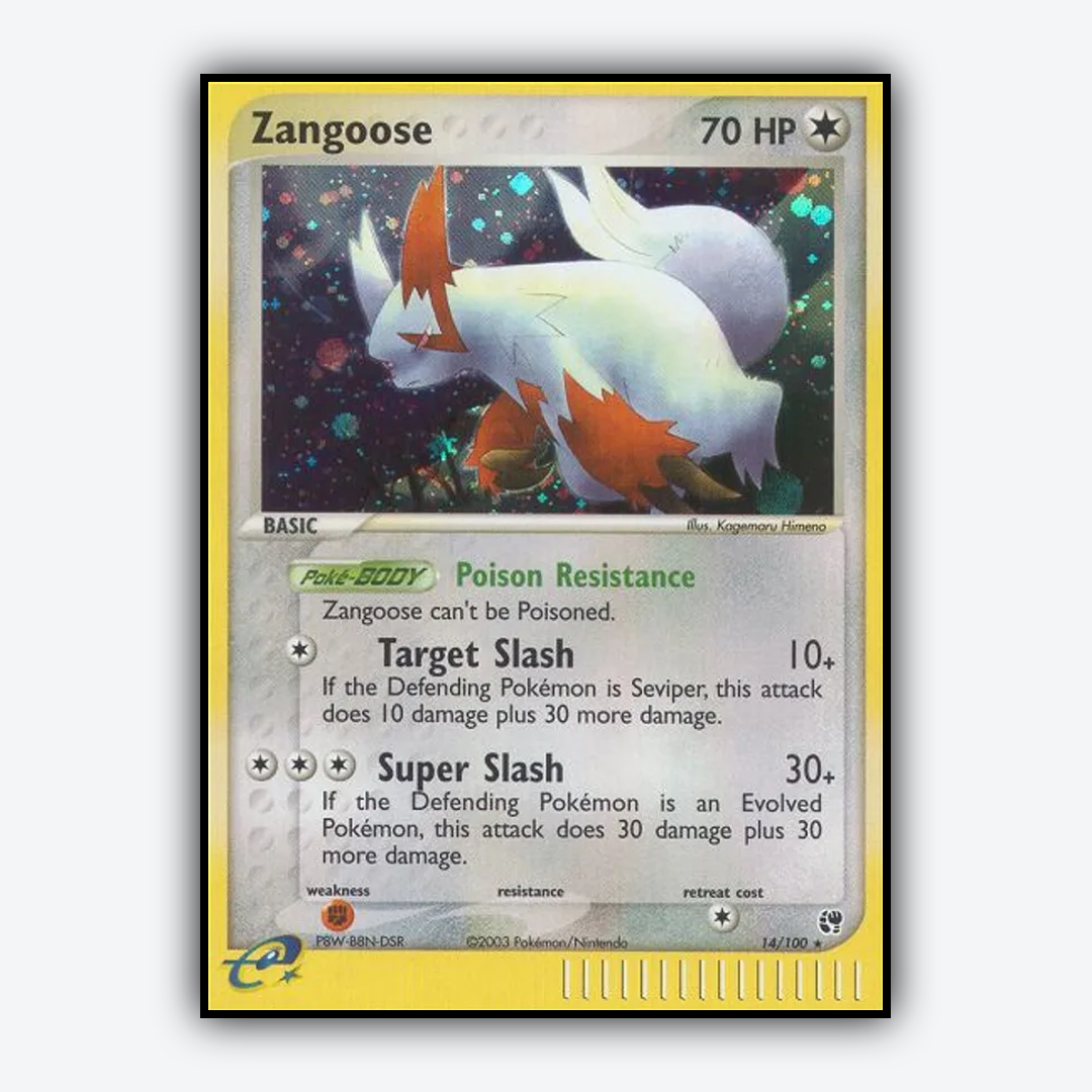 Zangoose 014/100 - Sandstorm Set - Card Rug
