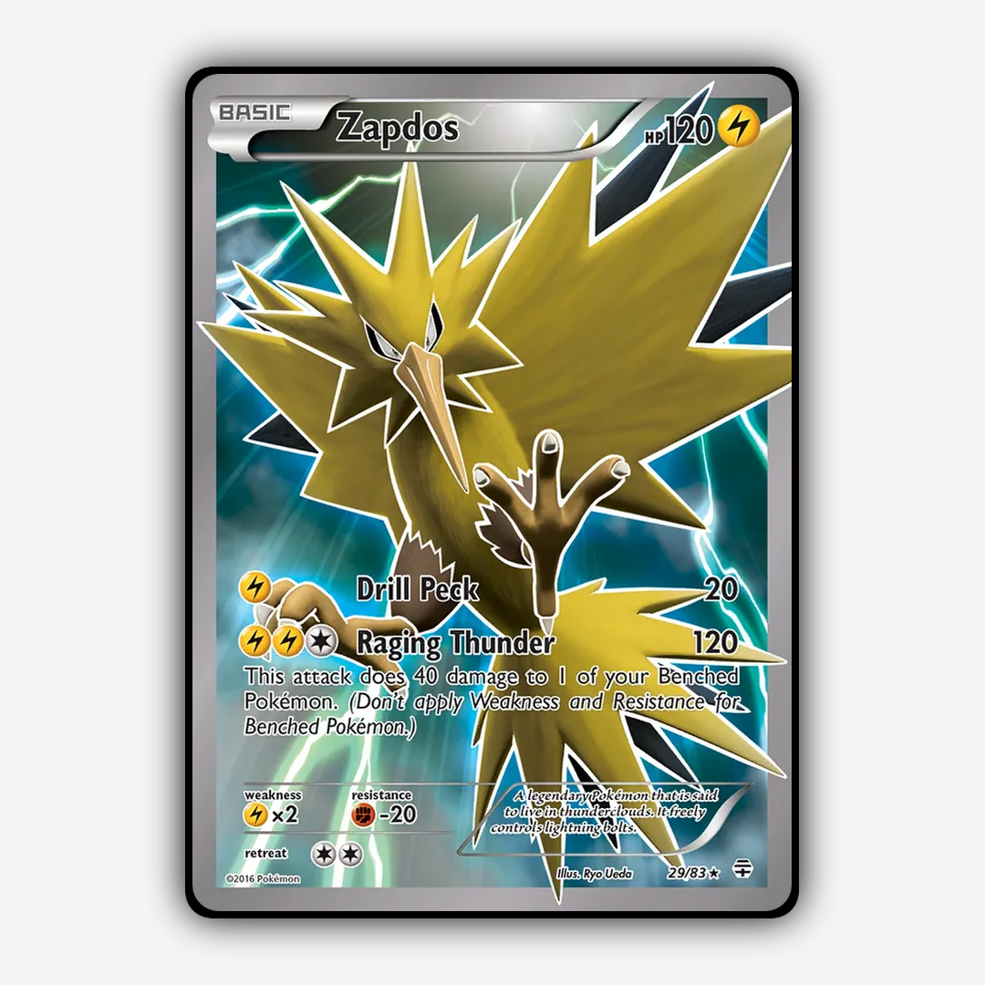 Zapdos 029/83 - Generations Set - Card Rug