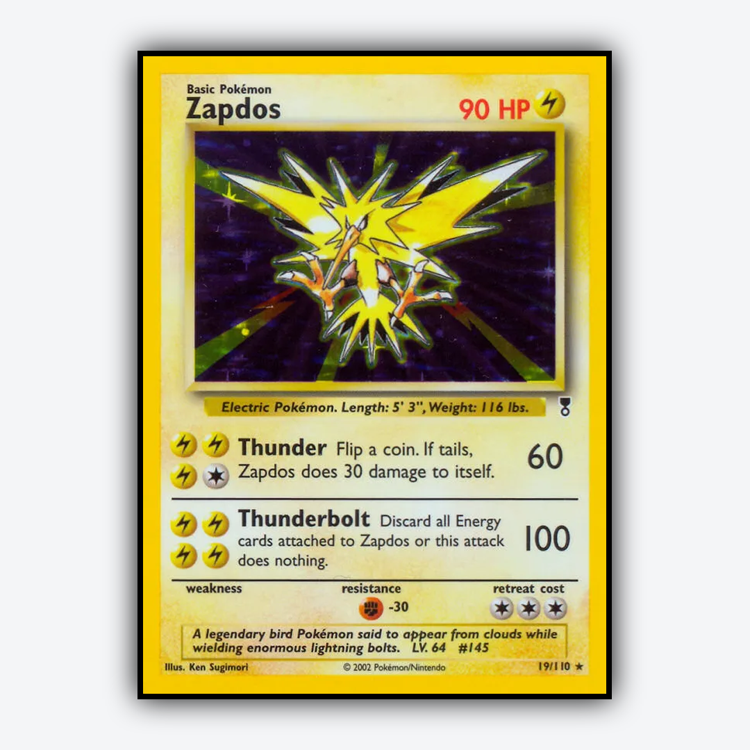 Zapdos 019/110 - Legendary Collection Set - Card Rug