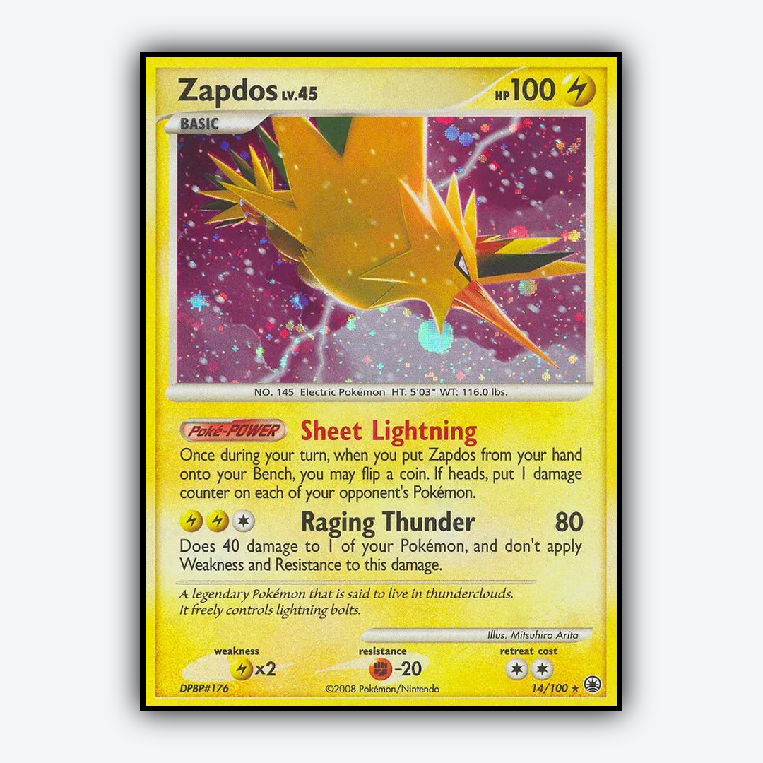 Zapdos 014/100 - Majestic Dawn Set - Card Rug