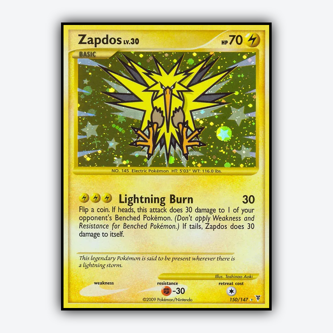 Zapdos 150/147 - Supreme Victors Set - Card Rug