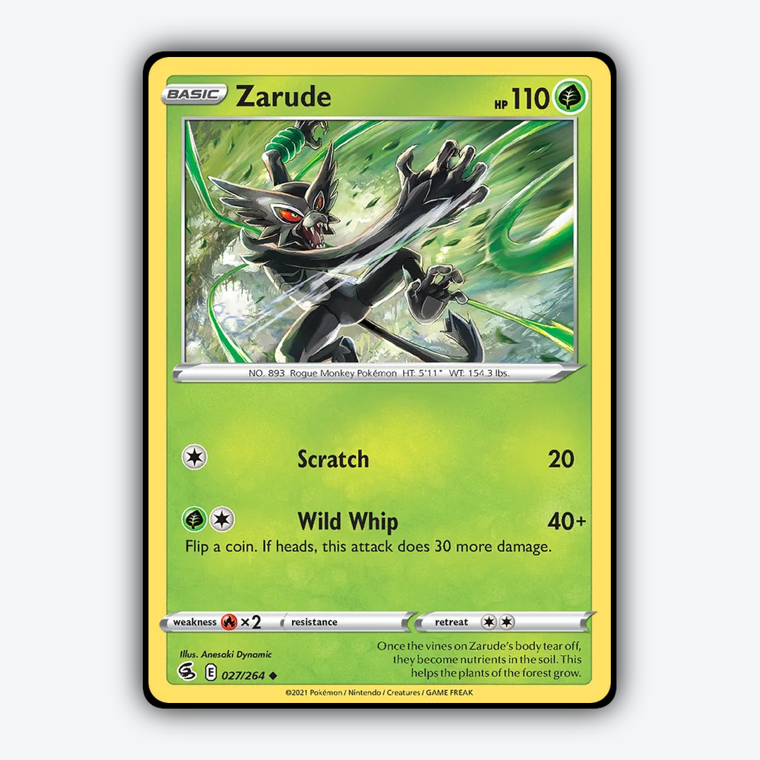 Zarude 027/264 - Fusion Strike Set - Card Rug