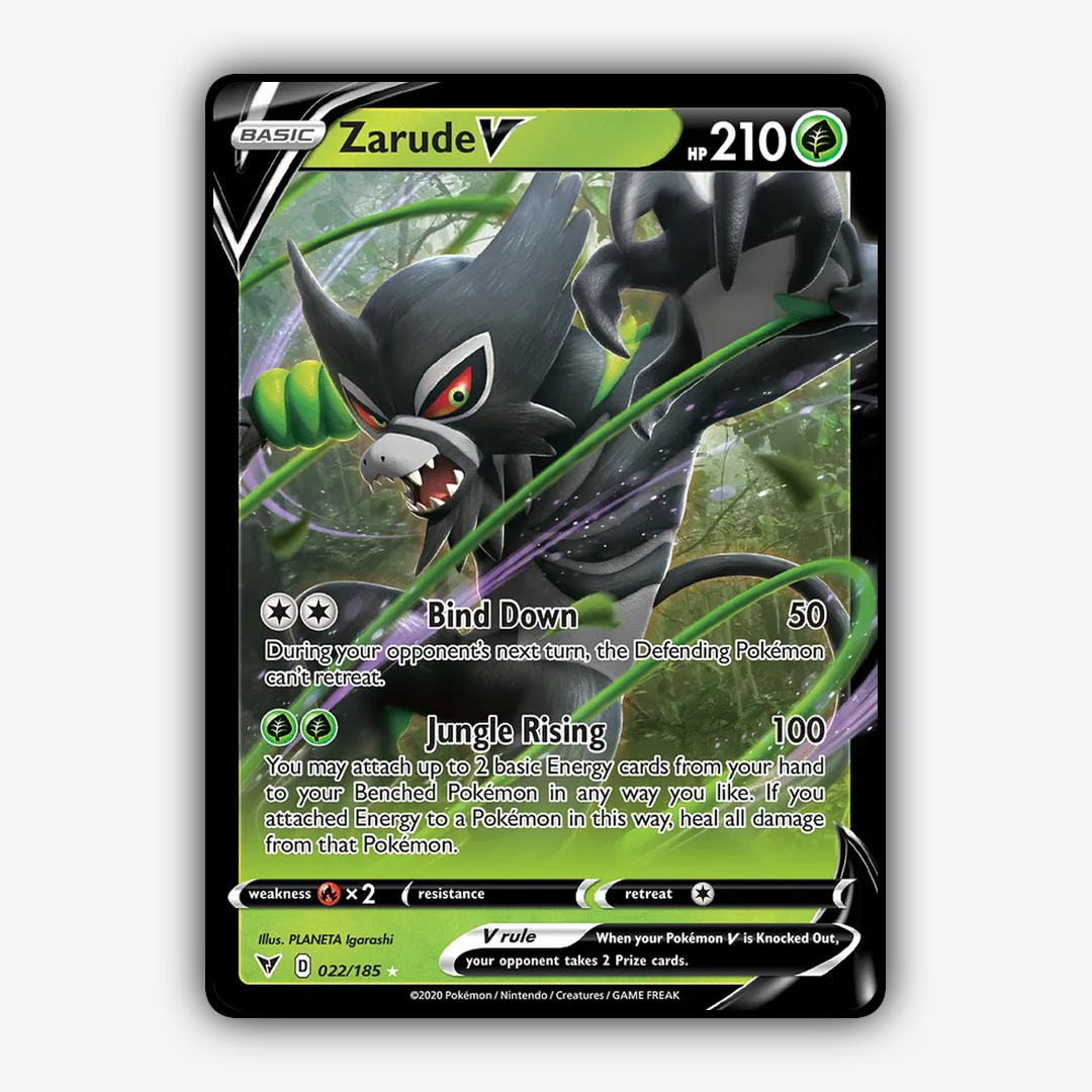 Zarude V 022/185 - Vivid Voltage Set - Card Rug
