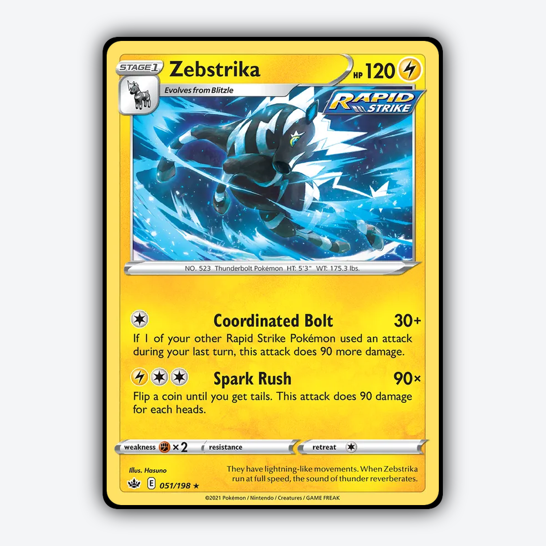 Zebstrika 051/198 - Chilling Reign Set - Card Rug