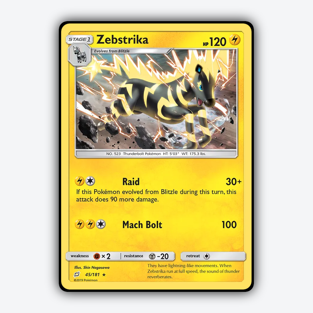 Zebstrika 045/181 - Team Up Set - Card Rug
