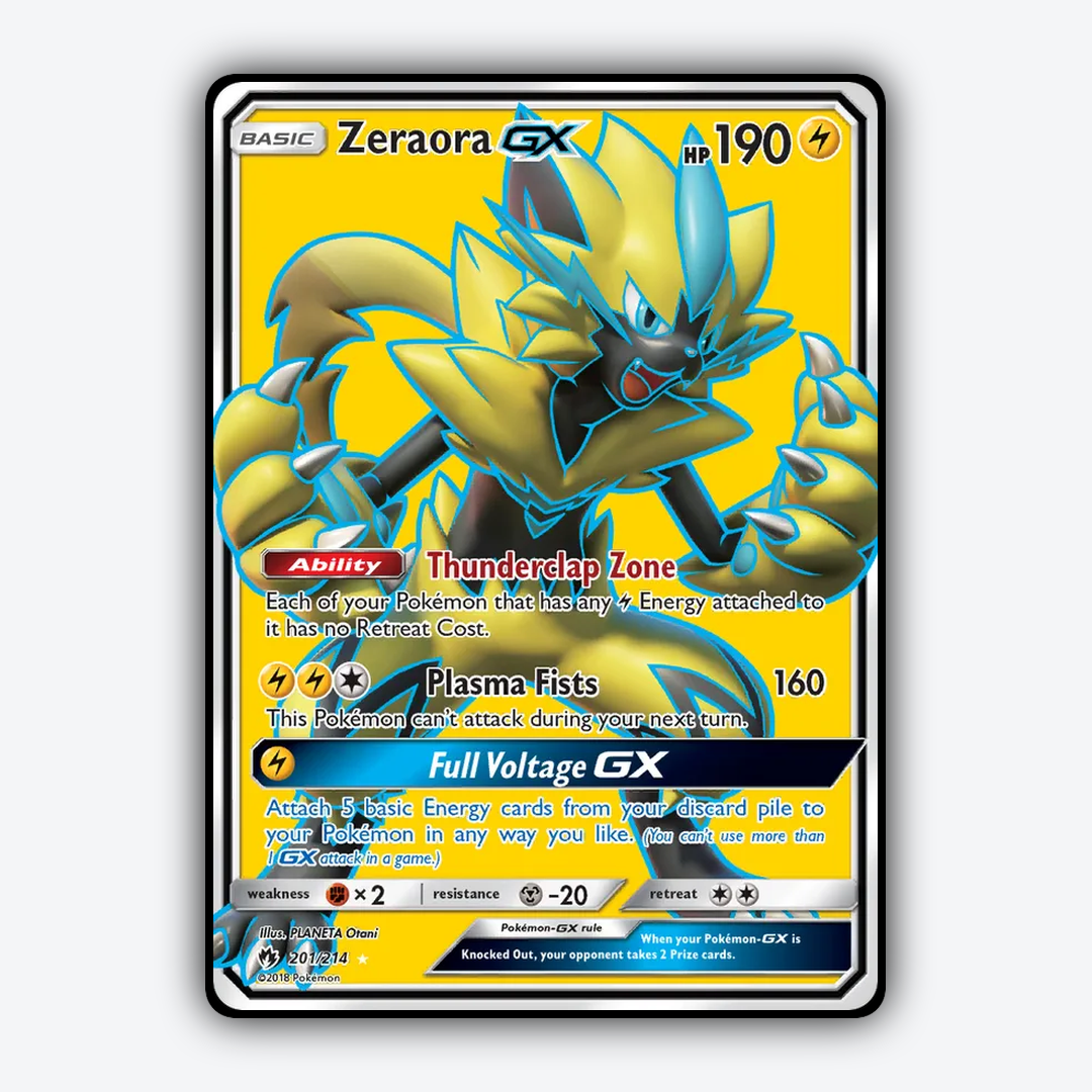 Zeraora-GX 201/214 - Lost Thunder Set - Card Rug
