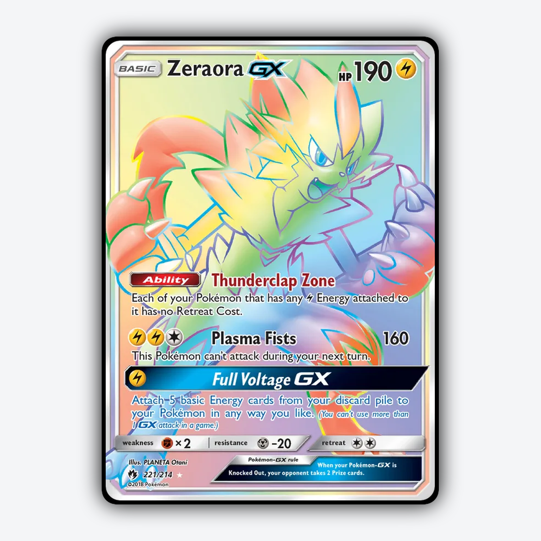 Zeraora-GX 221/214 - Lost Thunder Set - Card Rug