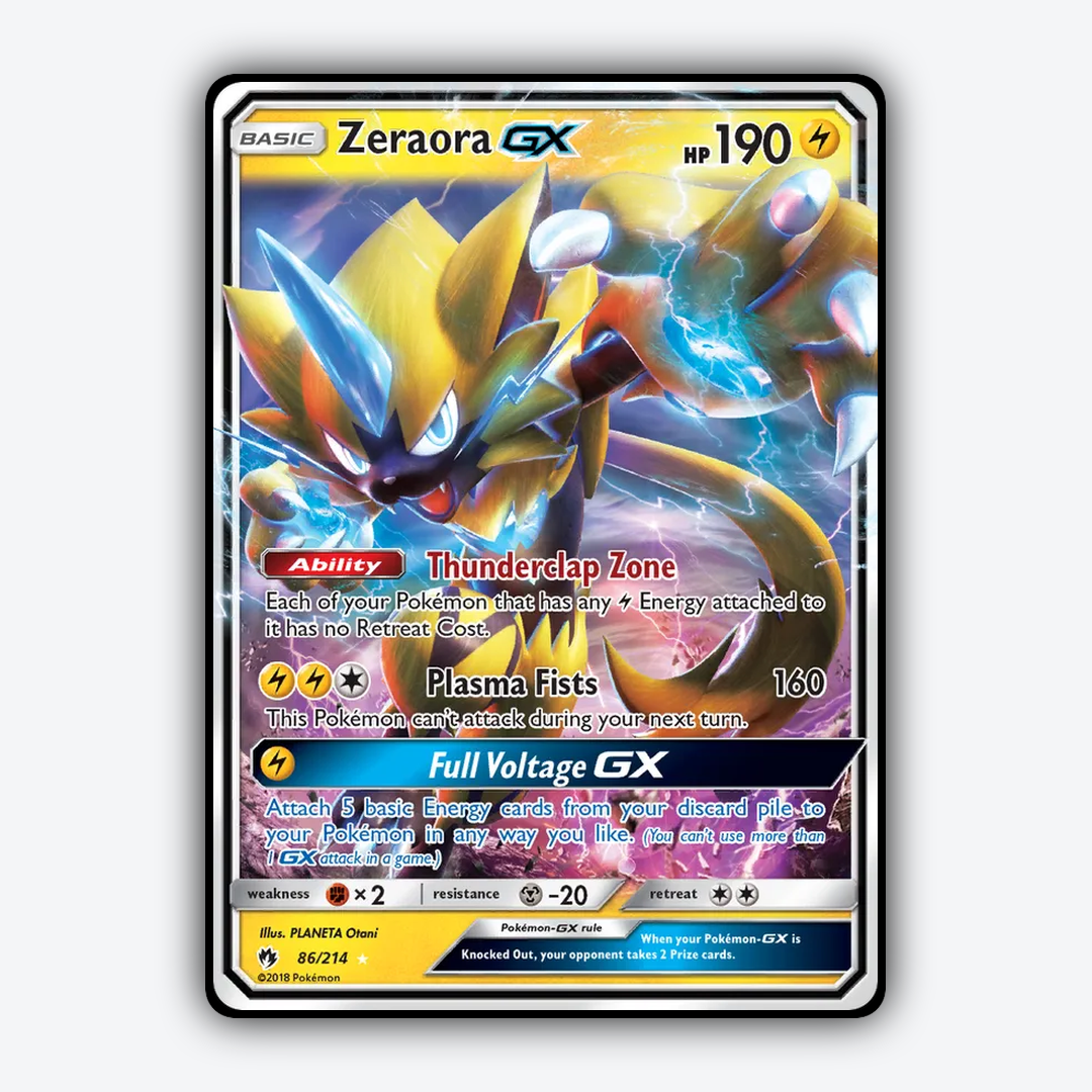 Zeraora-GX 086/214 - Lost Thunder Set - Card Rug