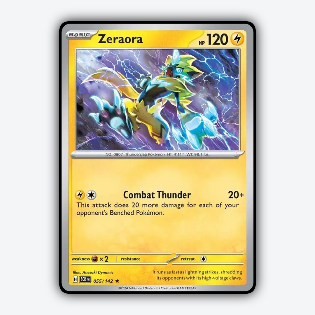 Zeraora 055/142 - Stellar Crown Set - Card Rug