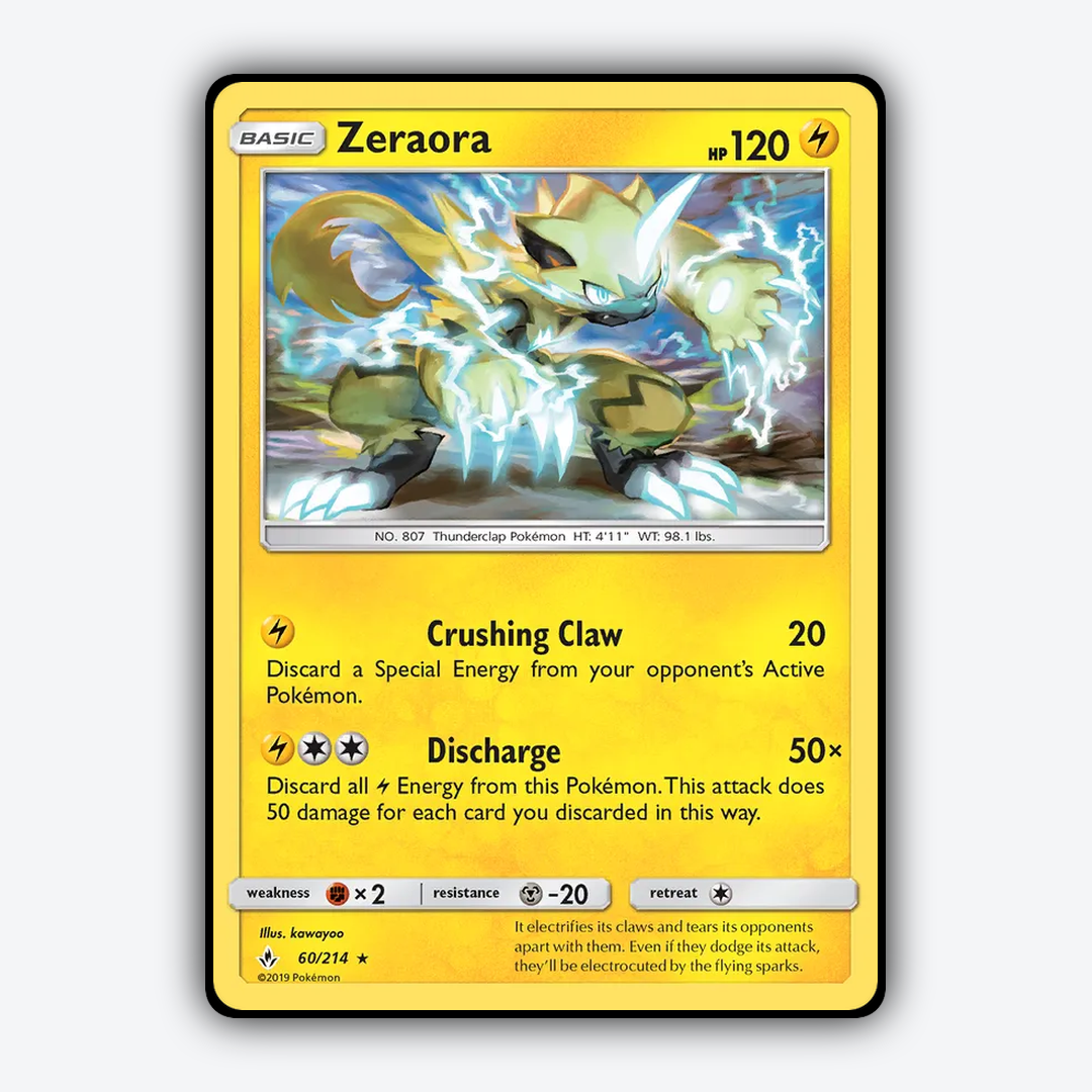 Zeraora 060/214 - Unbroken Bonds Set - Card Rug