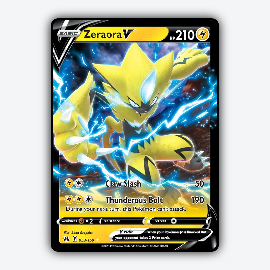 Zeraora V 053/159 - Crown Zenith Set - Card Rug