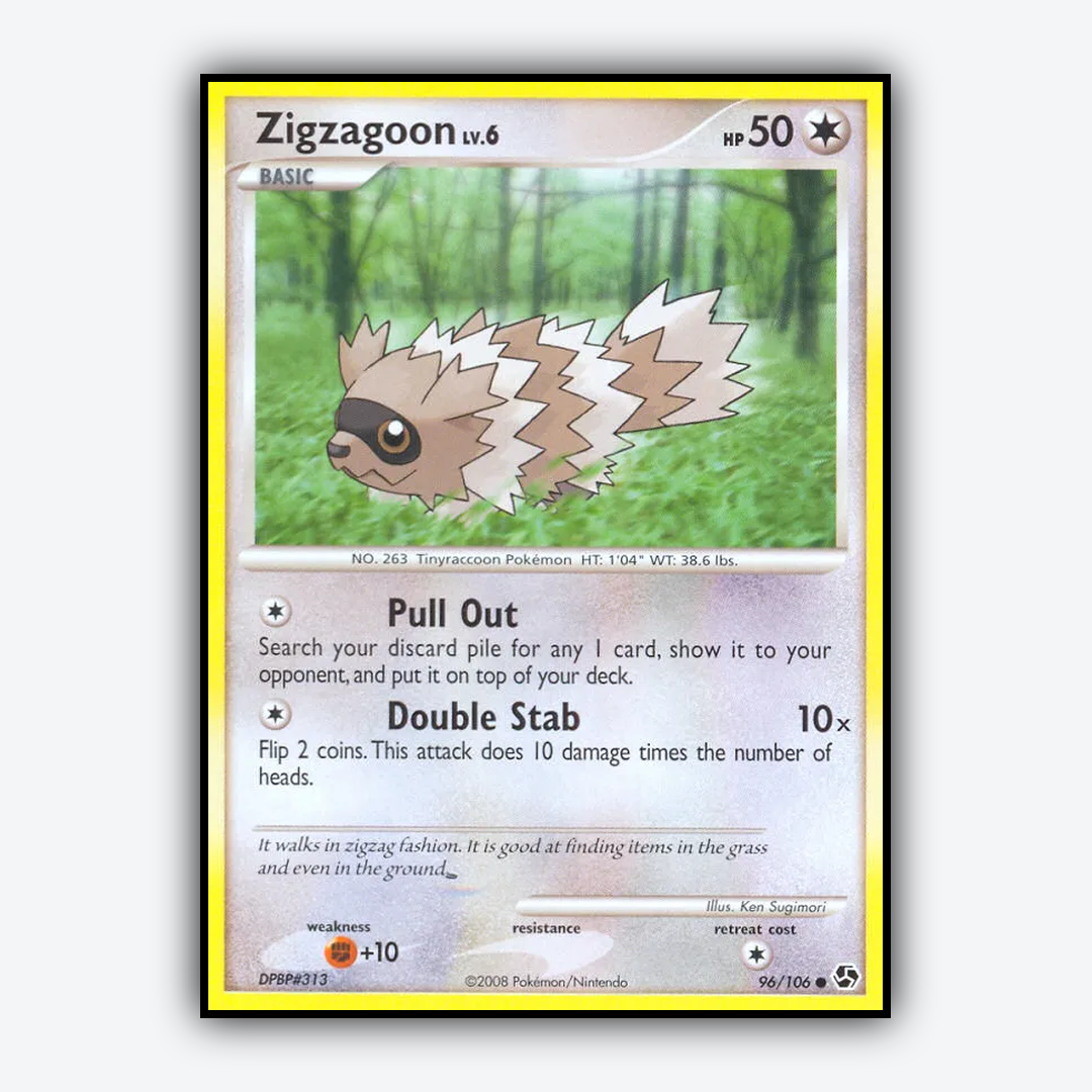 Zigzagoon 096/106 - Great Encounters Set - Card Rug