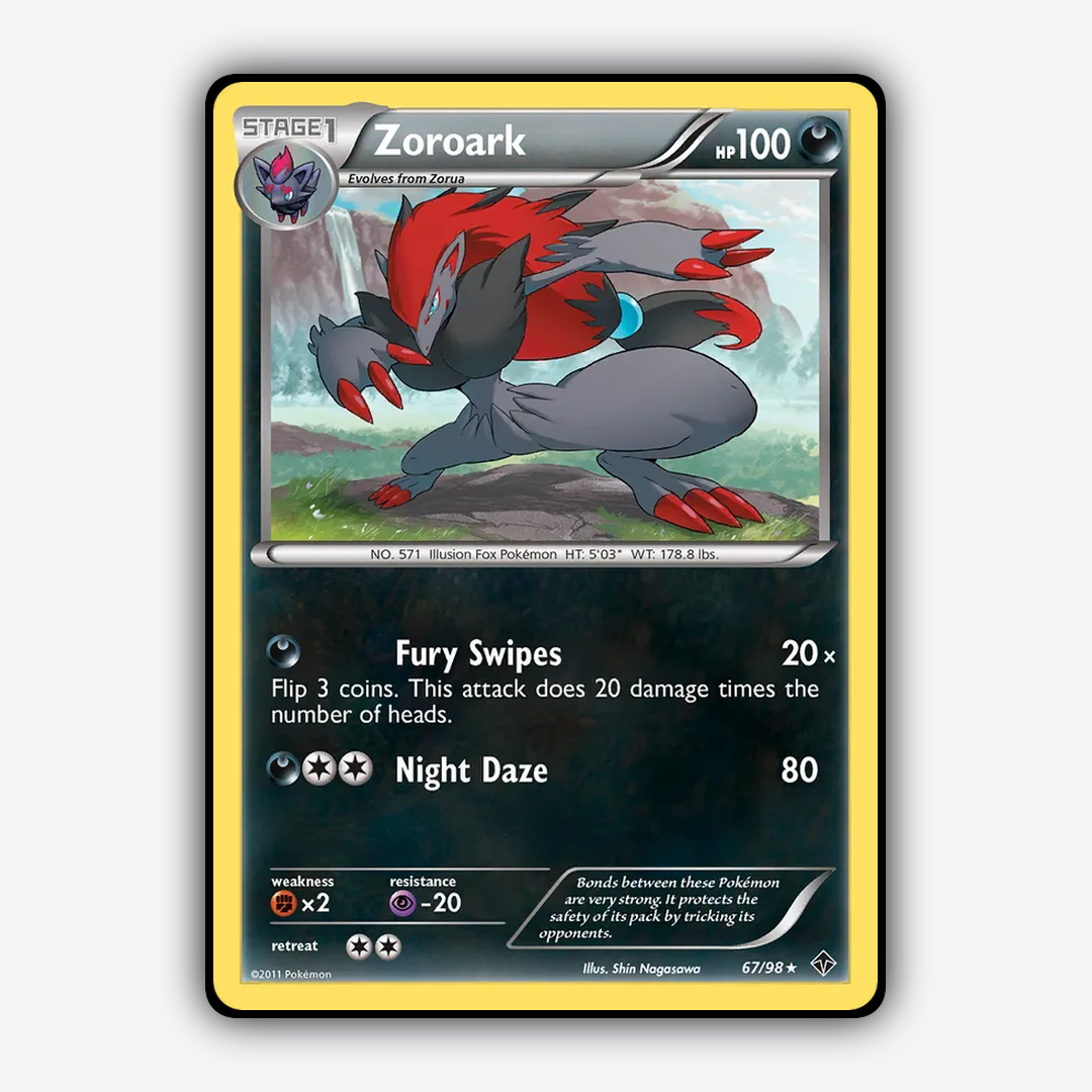 Zoroark 067/98 - Emerging Powers Set - Card Rug