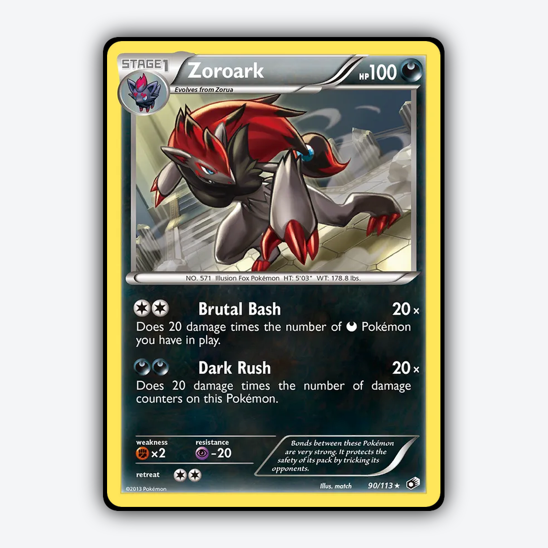 Zoroark 090/113 - Legendary Treasures Set - Card Rug