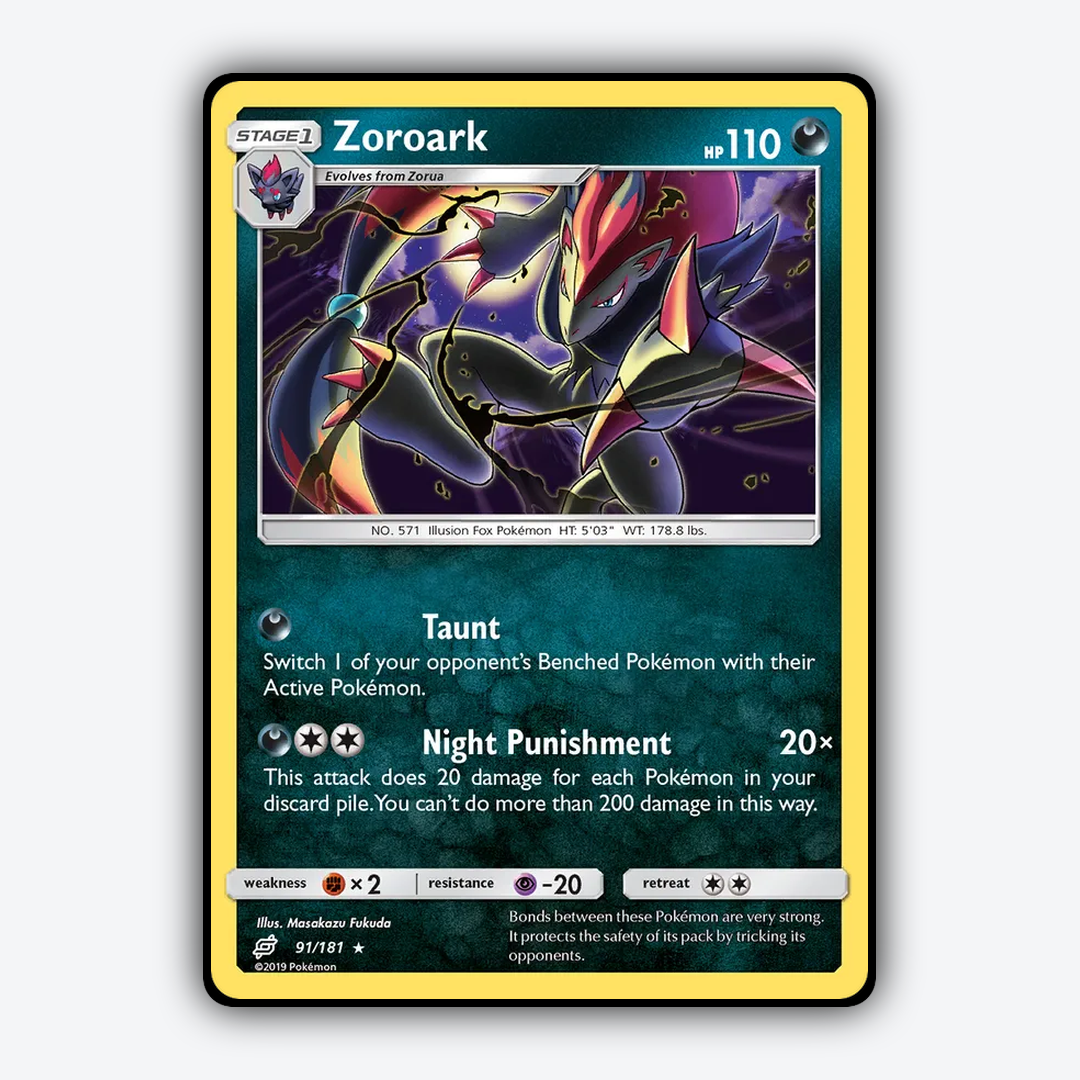 Zoroark 091/181 - Team Up Set - Card Rug