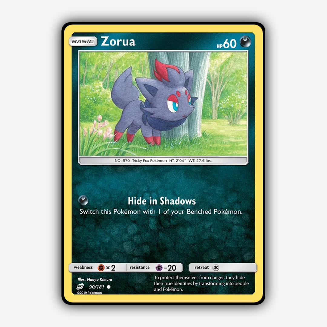 Zorua 090/181 - Team Up Set - Card Rug