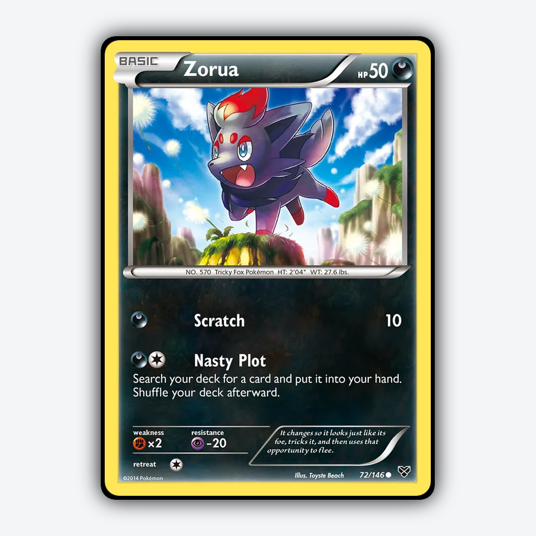 Zorua 072/146 - XY Set - Card Rug