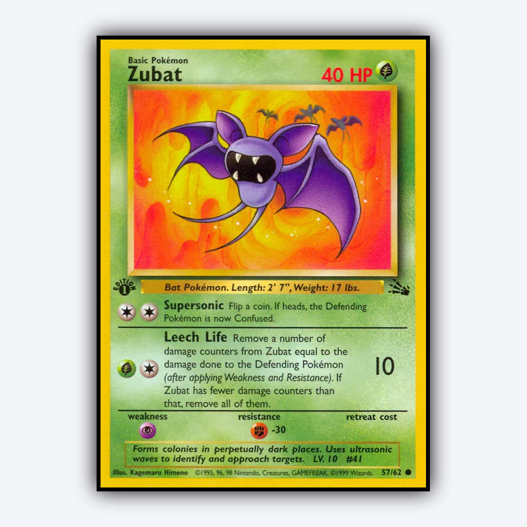 Zubat 057/62 - Fossil Set - Card Rug