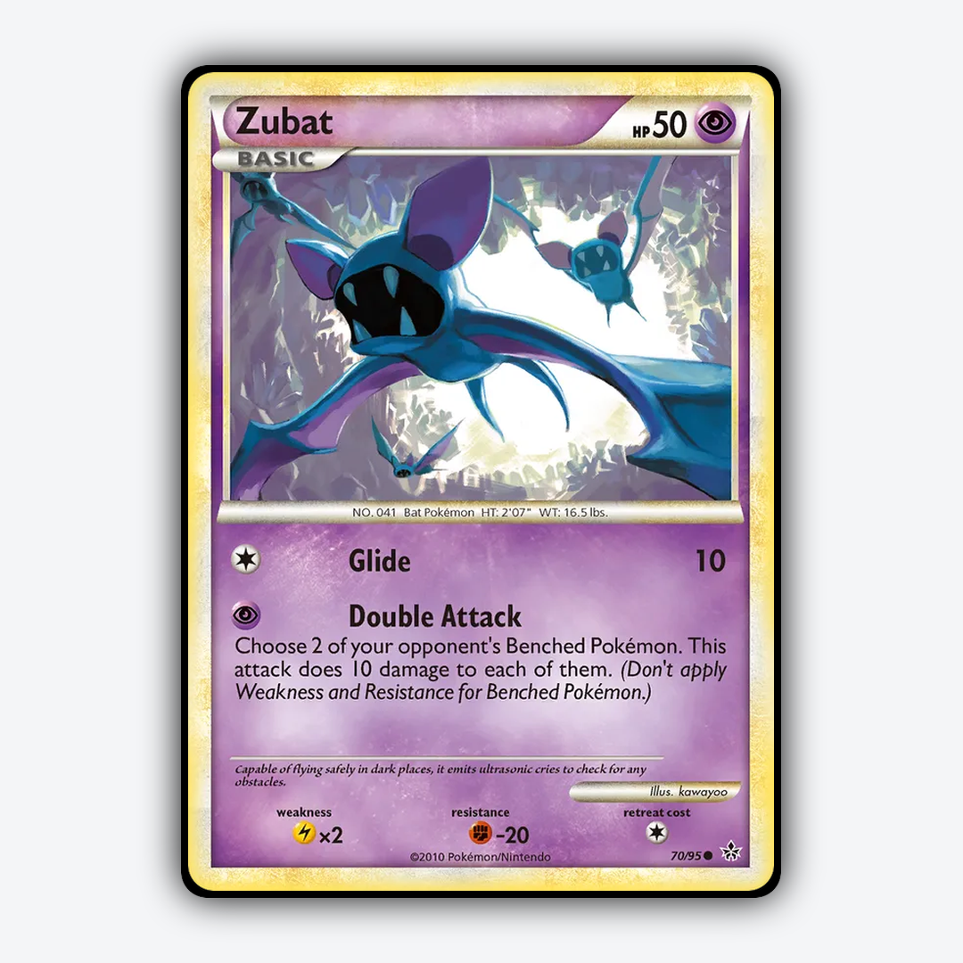 Zubat 070/95 - HS—Unleashed Set - Card Rug