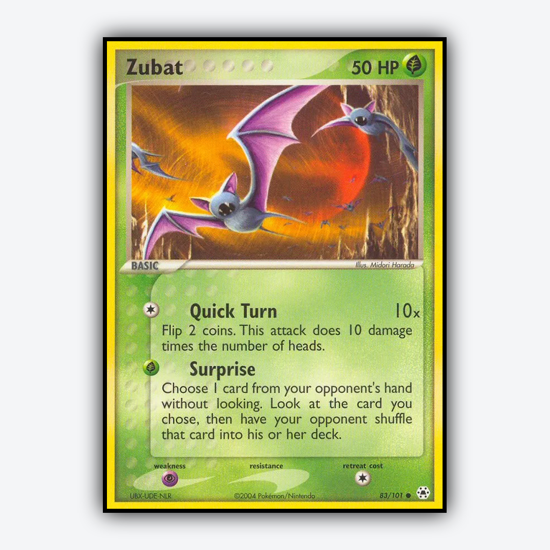 Zubat 083/101 - Hidden Legends Set - Card Rug