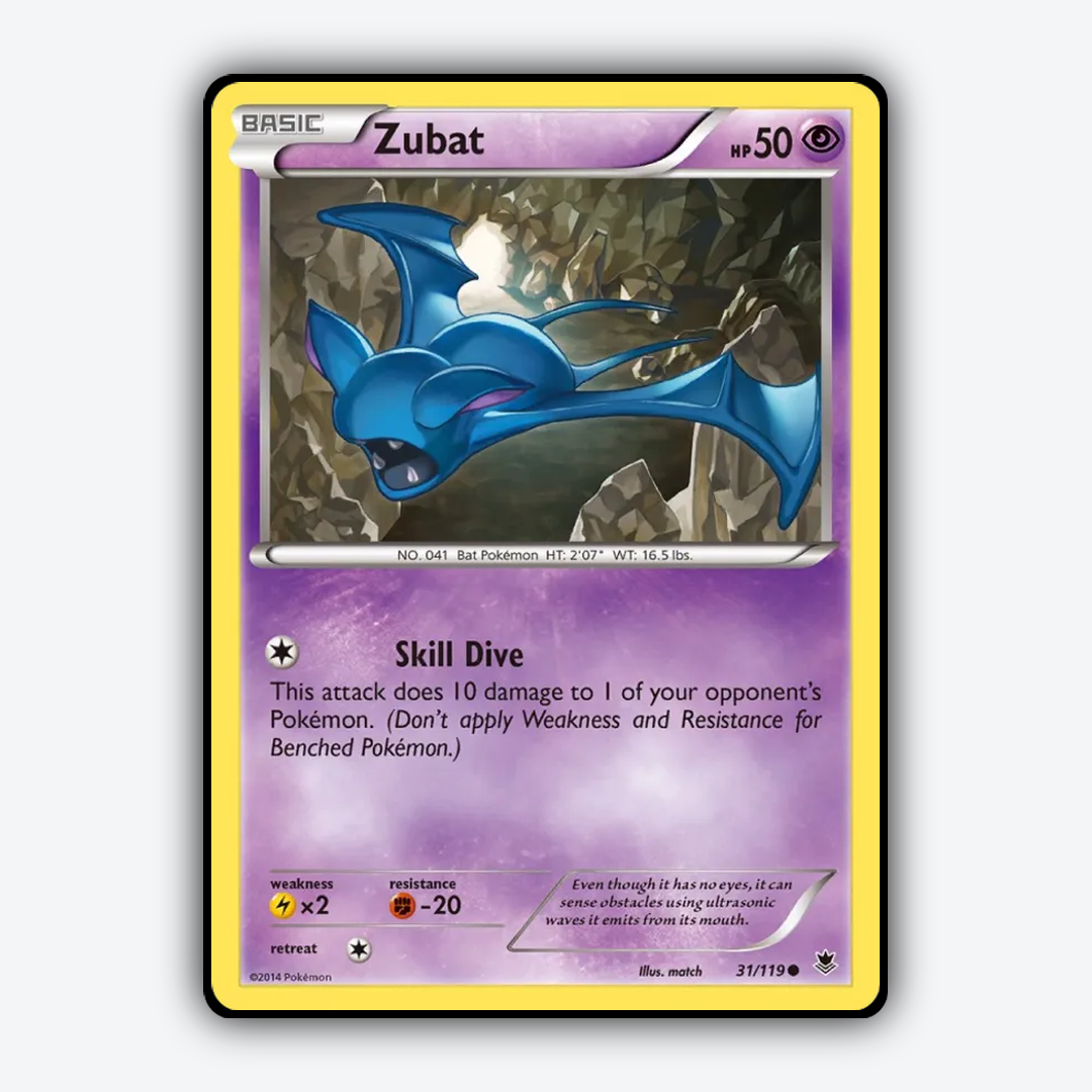 Zubat 031/119 - Phantom Forces Set - Card Rug