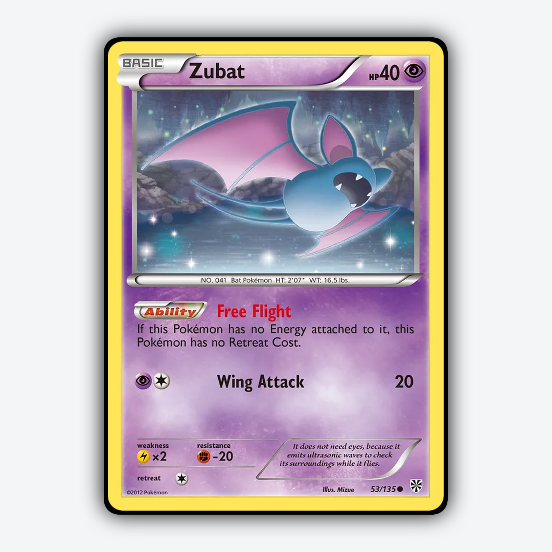 Zubat 053/135 - Plasma Storm Set - Card Rug