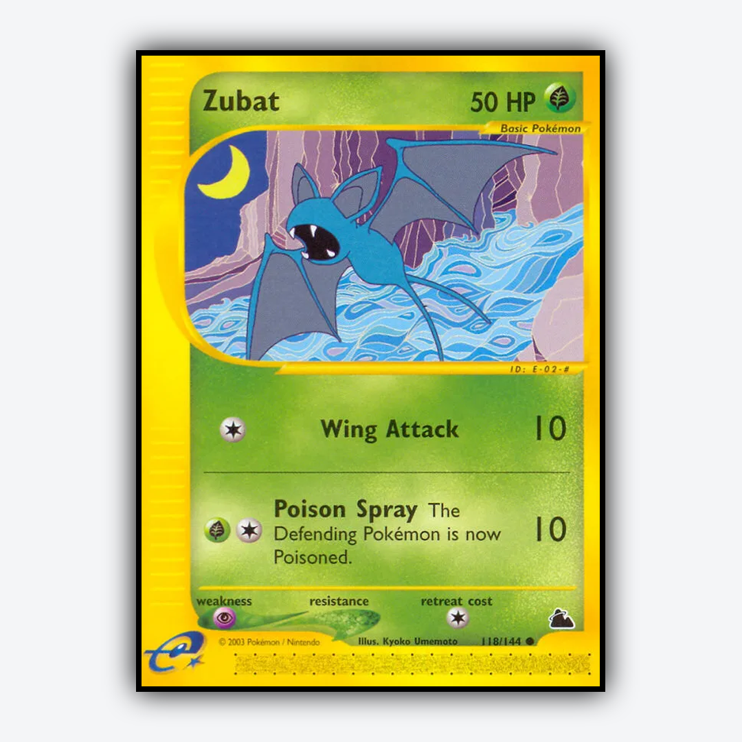 Zubat 118/144 - Skyridge Set - Card Rug