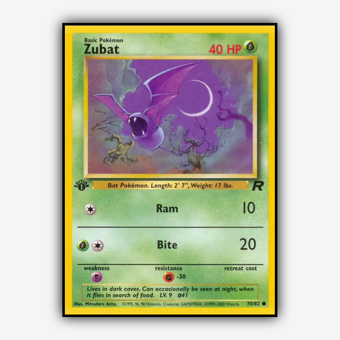 Zubat 070/82 - Team Rocket Set - Card Rug
