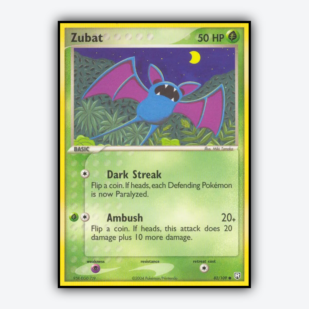 Zubat 082/109 - Team Rocket Returns Set - Card Rug