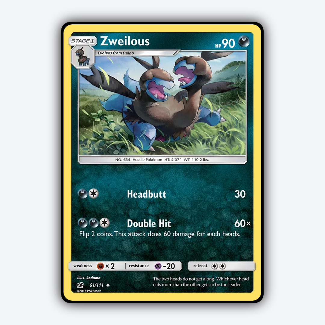Zweilous 061/111 - Crimson Invasion Set - Card Rug