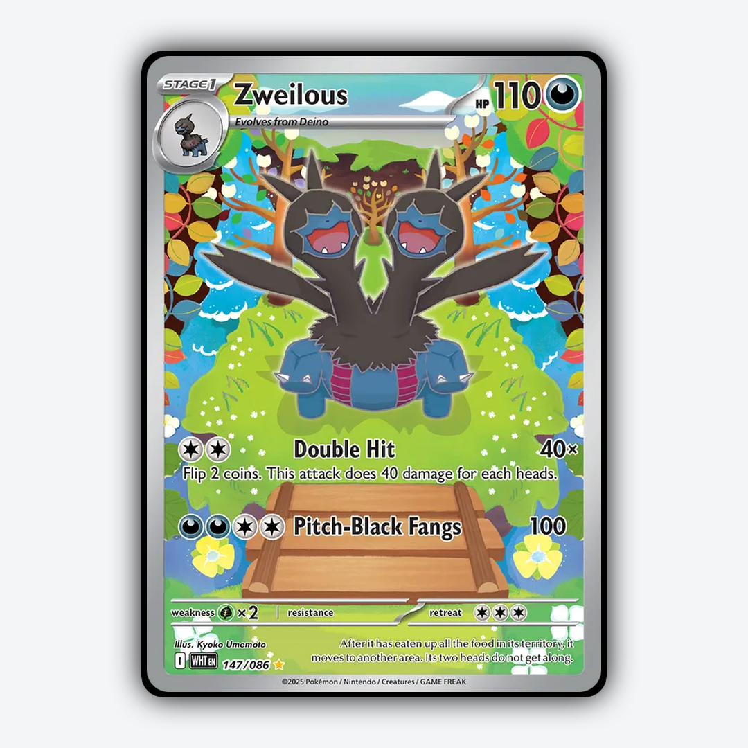 Zweilous #147 - White Flare Set - Card Rug