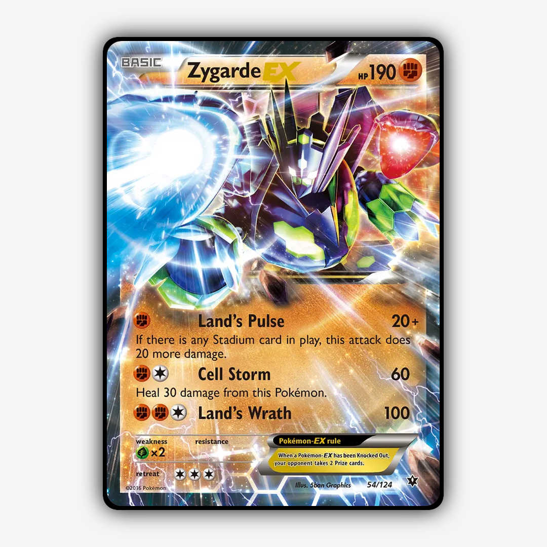 Zygarde-EX 054/124 - Fates Collide Set - Card Rug
