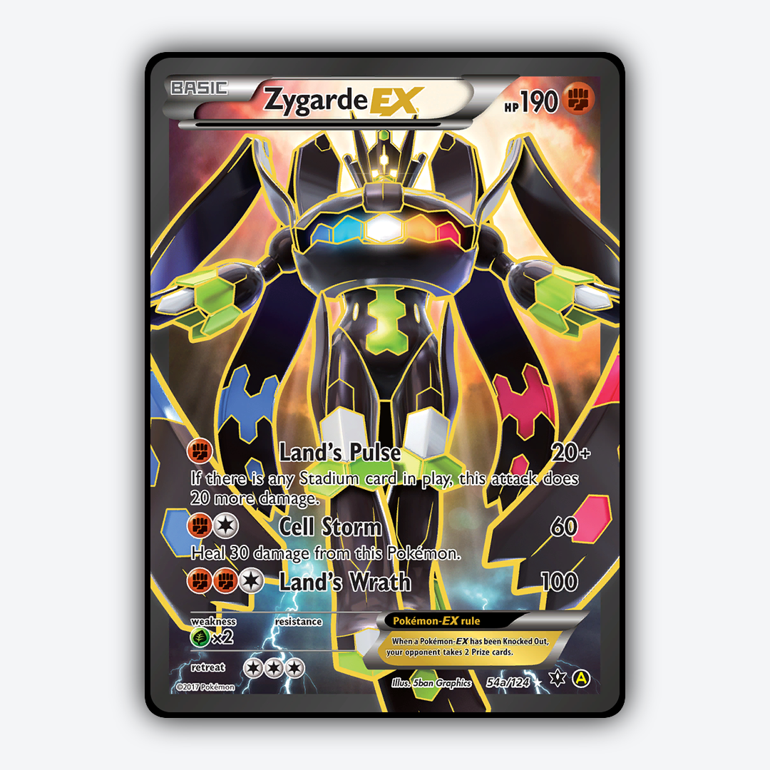 Zygarde-EX 054a/124 - Fates Collide Set - Card Rug