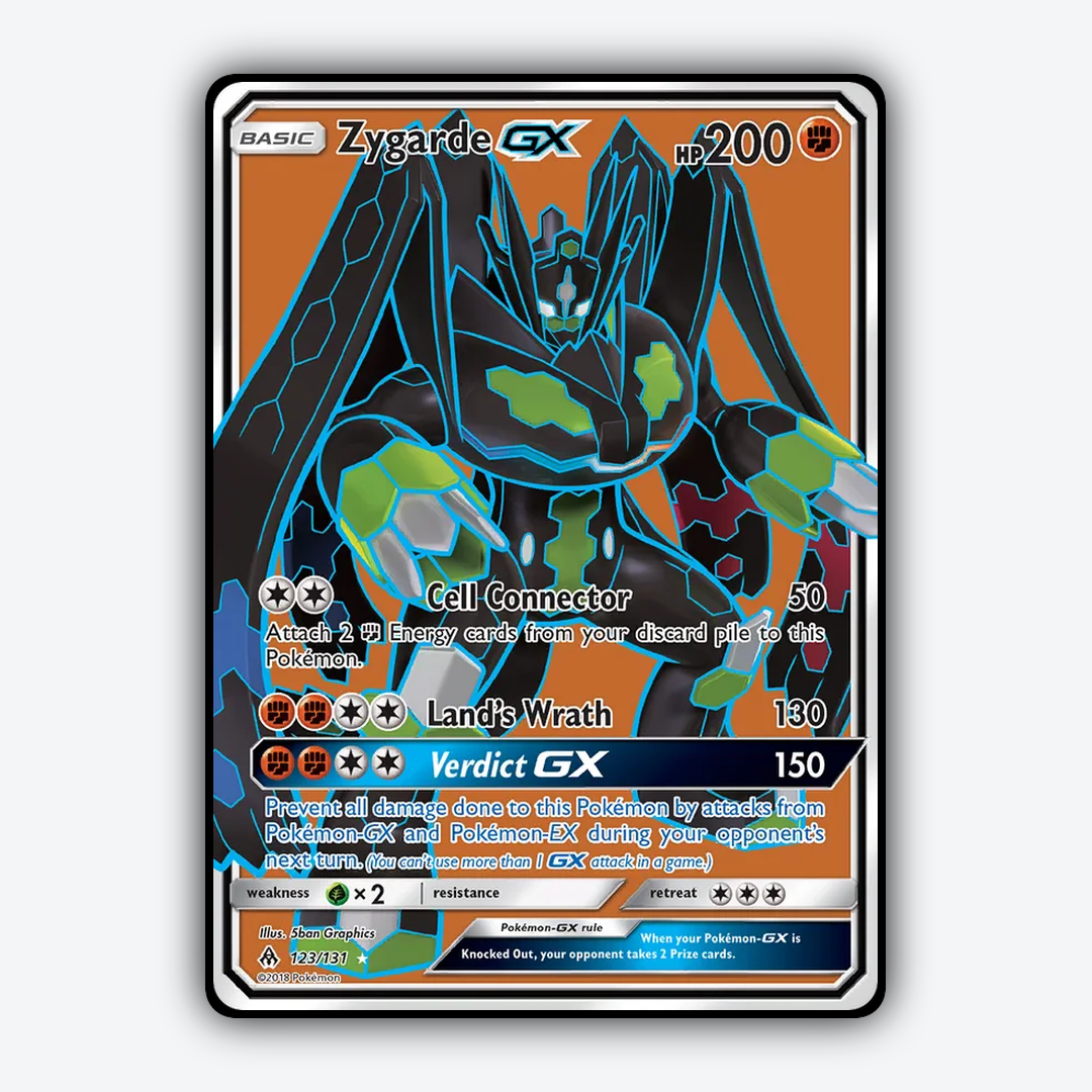 Zygarde-GX 123/131 - Forbidden Light Set - Card Rug