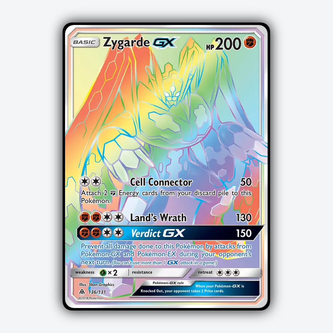 Zygarde-GX 136/131 - Forbidden Light Set - Card Rug
