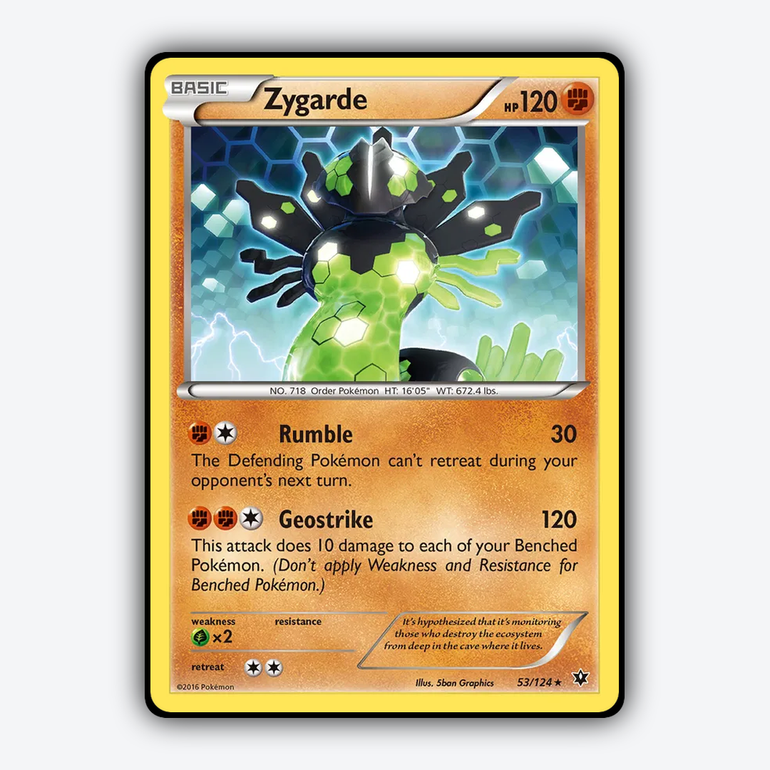 Zygarde 053/124 - Fates Collide Set - Card Rug