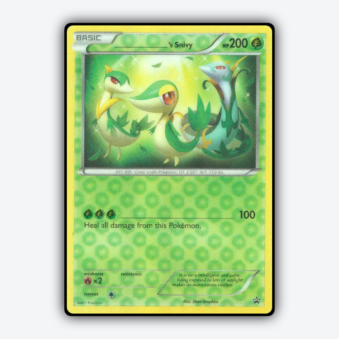 _____'s Snivy #900 - BW Black Star Promos Set - Card Rug